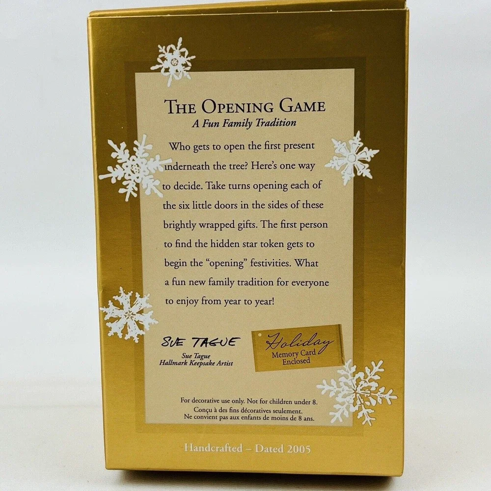 Hallmark The‎ Opening Game Keepsake Ornament Dated 2005 Club Exclusive